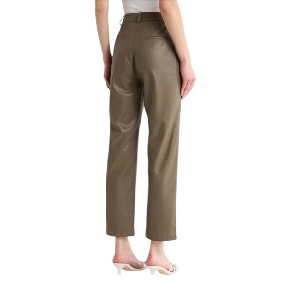 NWT AG Cleo Portobello Road Vegan Leather Cropped Pants Size 29 Reg. $328 - Picture 2 of 12